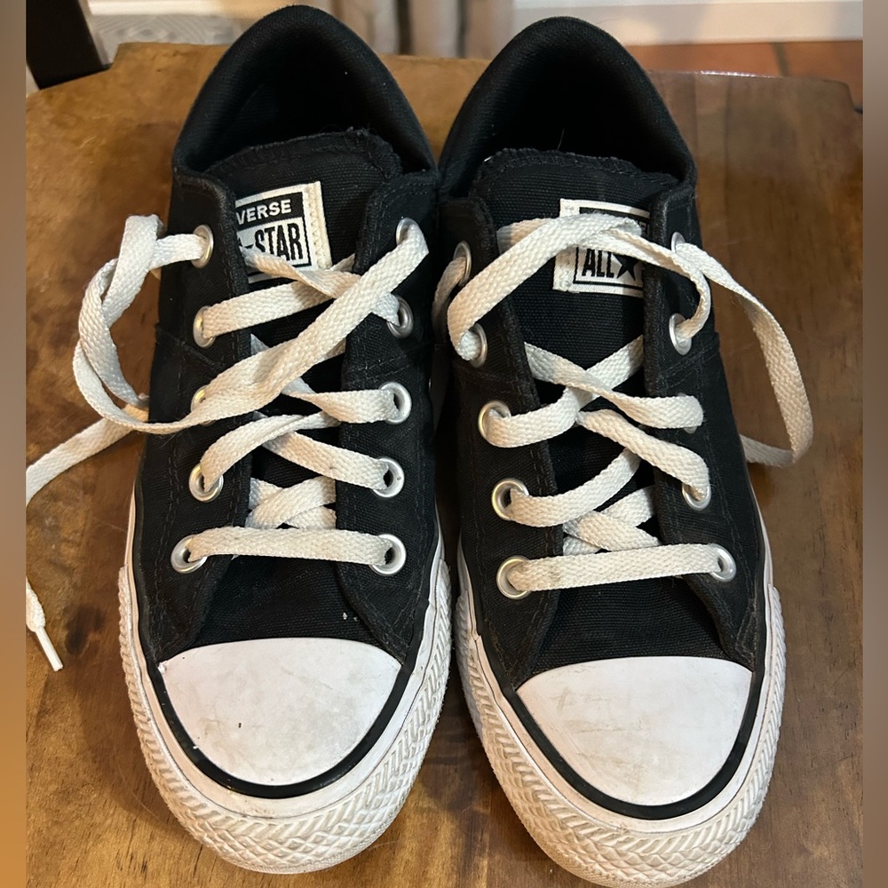 Converse Kids Black and White Sneakers